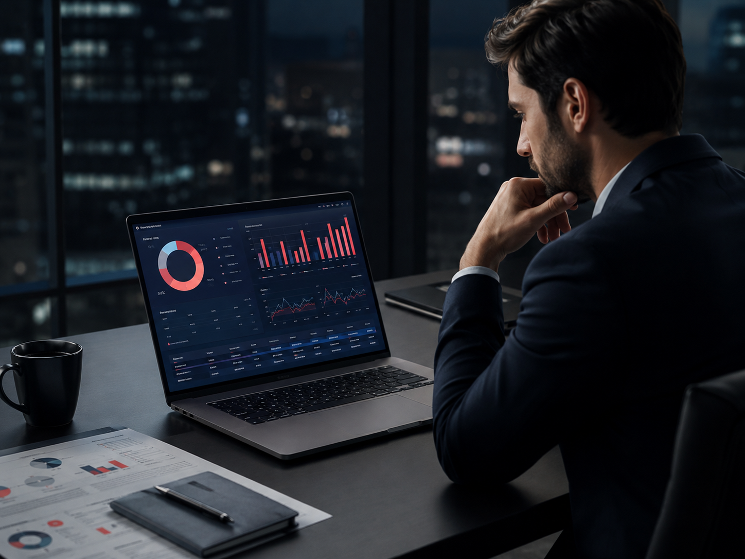 Dashboard de planificación de campañas de pago