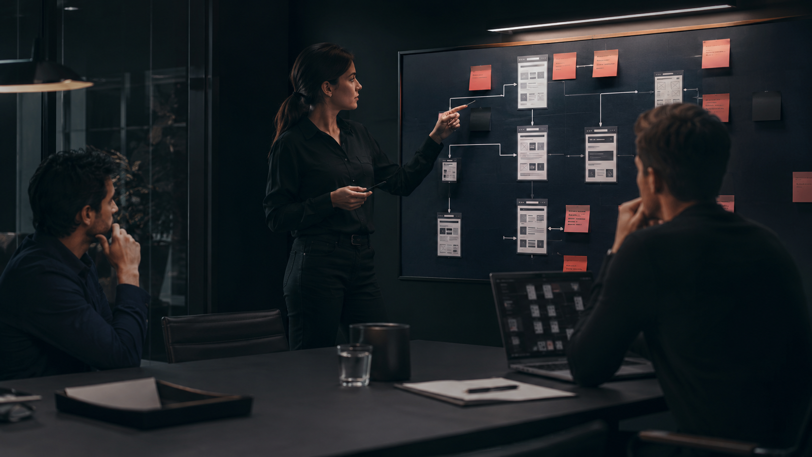 Equipo trabajando en arquitectura SEO y estructura de contenidos